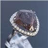 Image 5 : 23.46ct Bi-Color Tourmaline 14K White Gold Ring