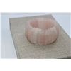 Image 3 : Carved Rose Quartz Wavy Bracelets