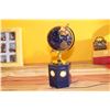 Image 1 : 90 M.M. 20-604 [1F2] Globe Lapis Color W/ Lapis Hex. Stand W/ 6 Clock Gift Item