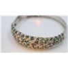 Image 4 : GIA ALEXANDRITE 10.07CT 18K WHITE GOLD BANGLE
