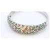 Image 5 : GIA ALEXANDRITE 10.07CT 18K WHITE GOLD BANGLE