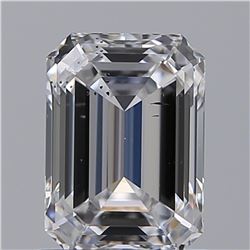 GIA/Emerald/D/SI1/1.01ct