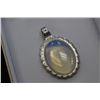 Image 1 : 43X66 M.M. Inlay Frame Magnetic Clasp-Oval Opalite(G) Pendants