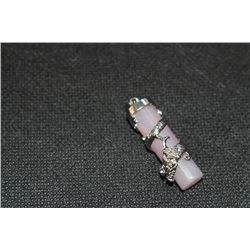 Plain Dragon /Cylinder Rose Quartz(N) Pendants