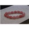 Image 3 : 10Mm M.M. Cherry Quartz Corrugated Round