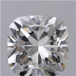 GIA/Cushion/F/SI1/1.9ct
