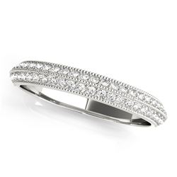 14kt gold 2.54 gram Wedding Bands/Pave
