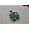 Image 2 : 36 M.M. Inlay Frame Square Green Aventurine Pendants