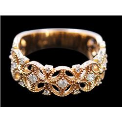 0.35ct Diamond 14K Rose Gold Ring