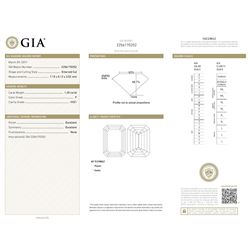 GIA/Emerald/F/VVS1/1.2ct