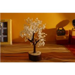 Mixed Natural Stones Chips Tree (Amethyst, Clear Qtz, Rose Qtz, Mixed Chips, Green Aventurine, Carne