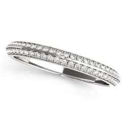 14kt gold 2.02 gram Wedding Bands/Pave