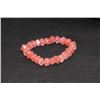 Image 1 : 10 M.M. Faceted Freeform Cherry Quartz Bracelets