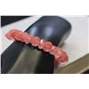 Image 6 : 10 M.M. Faceted Freeform Cherry Quartz Bracelets
