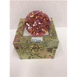 Pink Cubic Zircon 50mm round