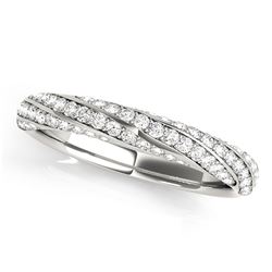 14kt gold 3.75 gram Wedding Bands/Pave
