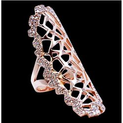 1.03ct Diamond 14K Rose Gold Ring
