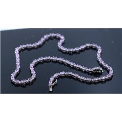 15.71ct Pink Sapphire Diamond 1.27ct Necklace