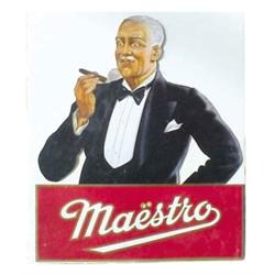 Maestro Cigar die cut cdbd. sign w/ea...