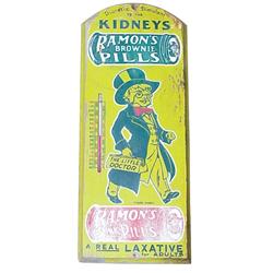 Ramon's wooden advertising thermomete...