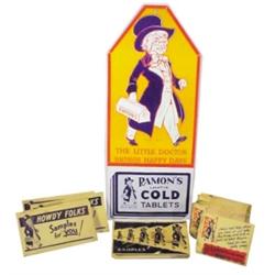 Ramon's Laxative die cut cdbd. sign, ...