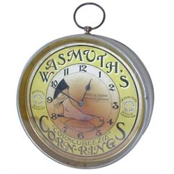 Wasmuth's Corn-Ring clock, metal w/pa...