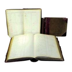 3 country store ledger books: 1900 Ko...