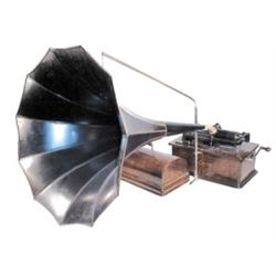 Edison Model C Home Phonograph w/horn...