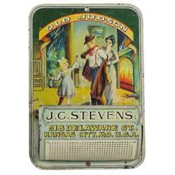 J.C. Stevens-Old Judson litho on tin ...