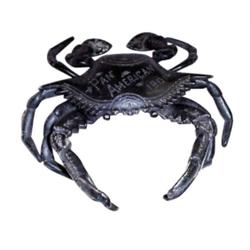 Figural crab inkwell, Pan American-19...