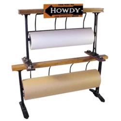 Country store wrapping paper rack, 2 ...
