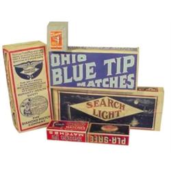 Wooden matches, lot of  6 pkgs., incl...