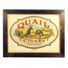 Image 1 : Framed NOS Quail Cigar window transfe...