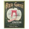 Image 1 : Red Gate Coffee cdbd. sign w/easel ba...