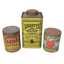 Leggett's Java Coffee 3# tin, Lowry's...