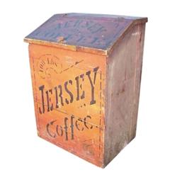 Jersey Coffee wooden 100# bulk coffee...