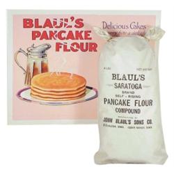 NOS Blaul's Pancake Flour display, di...