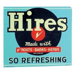 NOS Hires Root Beer double sided flan...