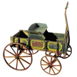 Dreadnaught child's farm wagon, compl...