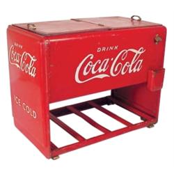 Coca-Cola salesman's sample cooler, c...