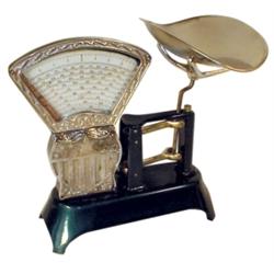 Restored National candy scale, nickel...