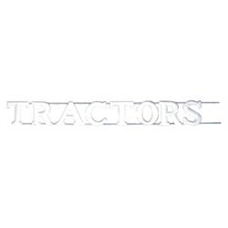 TRACTORS porcelain dealership sign, 3...
