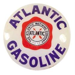 Atlantic Gasoline globe inserts, pair...