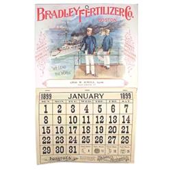 Bradley Fertilizer Co. 1899 calendar-...