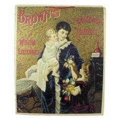 Brown's Worm Lozenges litho on cdbd. ...