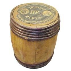 Dupont HF Rifle Gunpowder wooden keg ...
