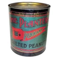 Planters Peanut 10# Pennant tin, VG c...