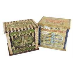 Adam's Chewing Gum display tins w/hin...