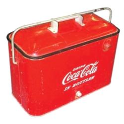 Coca-Cola picnic cooler, VG condition...