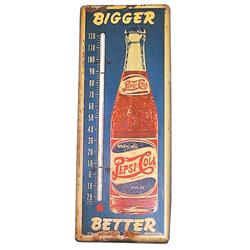 Pepsi-Cola thermometer, double dot, c...